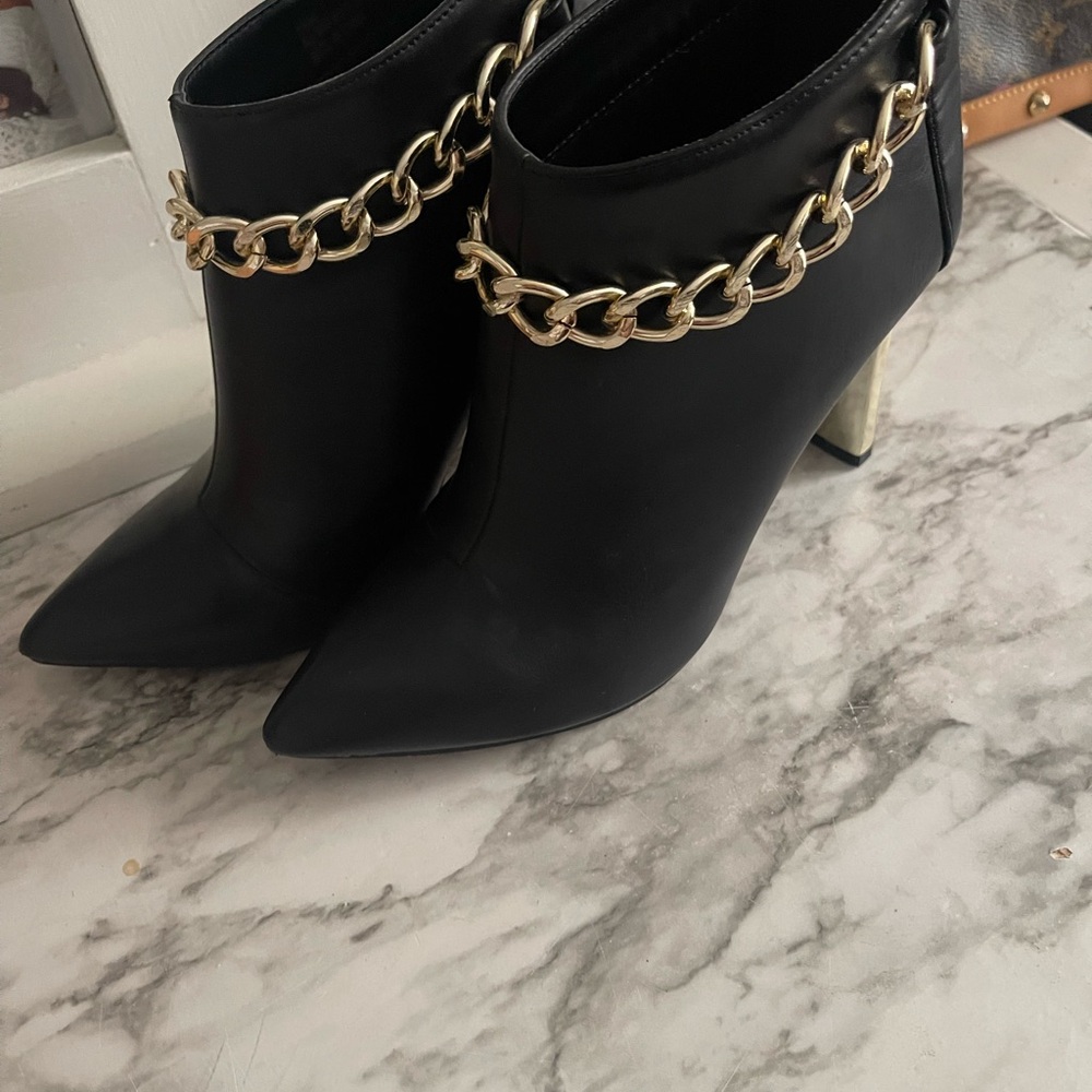 Versace Arabella Boot with Gold Chain